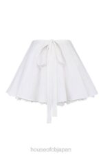 衣類 House of CB ナーラ白リボンミニスカート 0N8J851 - Image 5