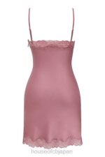 衣類 House of CB ニア ローズピンク サテン＆レース スリップドレス 0N8J369 - Image 5