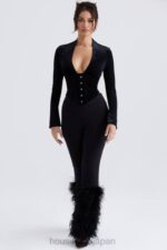 衣類 House of CB ニコレットブラックトリムパンツ 0N8J888 - Image 7