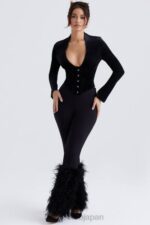 衣類 House of CB ニコレットブラックトリムパンツ 0N8J888 - Image 8