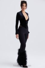 衣類 House of CB ニコレットブラックトリムパンツ 0N8J888 - Image 10