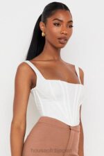 衣類 House of CB ニネッタ ホワイトメッシュコルセット 0N8J89 - Image 14