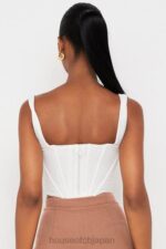 衣類 House of CB ニネッタ ホワイトメッシュコルセット 0N8J89 - Image 3