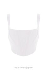 衣類 House of CB ニネッタ ホワイトメッシュコルセット 0N8J89 - Image 5