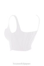 衣類 House of CB ニネッタ ホワイトメッシュコルセット 0N8J89 - Image 6