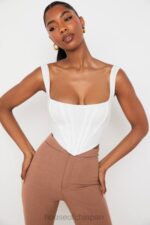 衣類 House of CB ニネッタ ホワイトメッシュコルセット 0N8J89 - Image 8