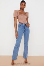 衣類 House of CB ノラタン メッシュパフスリーブ ギャザーコルセット 0N8J90 - Image 7