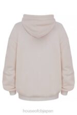 衣類 House of CB ハロー オフホワイト オーバーサイズ パーカー 0N8J792 - Image 4