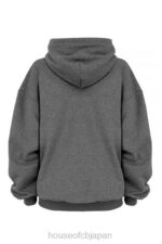 衣類 House of CB ハロー ダークグレー オーバーサイズ パーカー 0N8J726 - Image 10