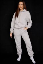 衣類 House of CB ハロー ライトグレー オーバーサイズ パーカー 0N8J725 - Image 9