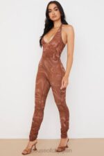 衣類 House of CB バイオレット スワール メッシュ レギンス 0N8J967 - Image 9