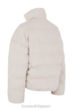 衣類 House of CB ヒーロー アイボリー オーバーサイズ C シェイプ パファー ジャケット 0N8J1046 - Image 9