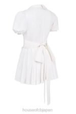 衣類 House of CB ピエラ ホワイト プリーツ ミニドレス 0N8J218 - Image 6
