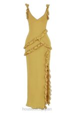 衣類 House of CB ピクシーオリーブフリルマキシドレス 0N8J452 - Image 5