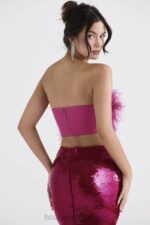 衣類 House of CB フェネラ ホットピンク トリムバンドー 0N8J698 - Image 9