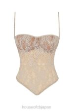衣類 House of CB フェルナンダ クリームペイズリーレーストップ 0N8J702 - Image 6