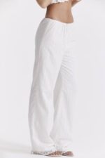衣類 House of CB フランキー ホワイト ブロデリー アングレ パンツ 0N8J859 - Image 12