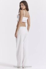 衣類 House of CB フランキー ホワイト ブロデリー アングレ パンツ 0N8J859 - Image 15