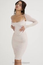 衣類 House of CB フレイヤ クリスタル ギャザー コルセット ドレス 0N8J487 - Image 9