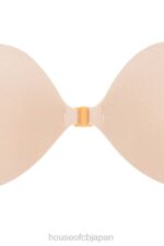 衣類 House of CB フロント留め成形マイクロファイバー V ブラジャー - ベージュ 0N8J1318 - Image 8