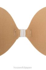 衣類 House of CB フロント留め成形マイクロファイバー V ブラジャー - キャラメル 0N8J1280 - Image 8