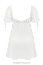 衣類 House of CB プリンセス アイボリー ジョーゼット ミニドレス 0N8J430 - Image 8