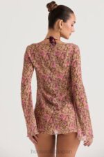 衣類 House of CB プロヴァンスオリーブの花のカバーアップ 0N8J1199 - Image 5