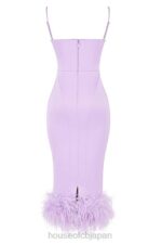 衣類 House of CB ヘレナ オーキッド サテン ミディドレス 0N8J456 - Image 6