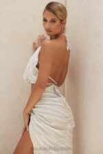 衣類 House of CB ベット リネンブレンド バックレスホルタートップ 0N8J806 - Image 17
