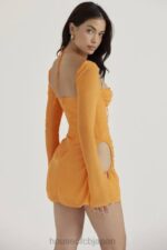 衣類 House of CB ベビータンジェリンシフォンホルターミニドレス 0N8J421 - Image 14