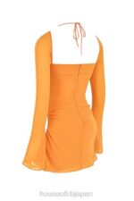 衣類 House of CB ベビータンジェリンシフォンホルターミニドレス 0N8J421 - Image 8