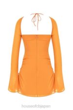 衣類 House of CB ベビータンジェリンシフォンホルターミニドレス 0N8J421 - Image 9