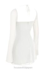衣類 House of CB ベビードール アイボリー シフォン ホルター ミニドレス 0N8J482 - Image 8
