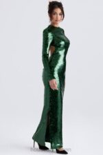 衣類 House of CB ベルパイングリーンスパンコールマキシドレス 0N8J344 - Image 12