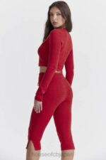 衣類 House of CB ペルラ チェリーリブニットトップ 0N8J675 - Image 14