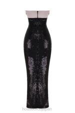 衣類 House of CB ホリーブラック スパンコール ストラップレス リボン ドレス 0N8J341 - Image 5