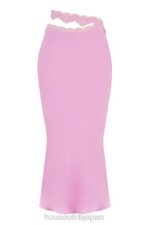 衣類 House of CB マチルダ ピンク レース トリム マキシ スカート 0N8J909 - Image 7