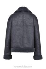 衣類 House of CB マッデングレー ビーガン シアリング アビエーター ジャケット 0N8J1026 - Image 3