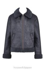 衣類 House of CB マッデングレー ビーガン シアリング アビエーター ジャケット 0N8J1026 - Image 10