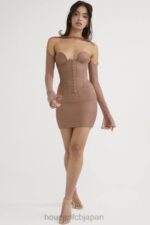 衣類 House of CB マヤラ モカ ストラクチャード コルセット ミニドレス 0N8J480 - Image 7