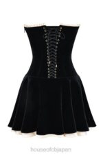 衣類 House of CB マリラ ブラック ベルベット ストラップレス ドレス 0N8J123 - Image 8