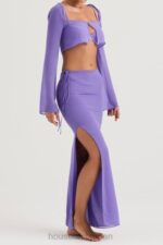 衣類 House of CB マルセイユ バイオレット カバーアップ トップ 0N8J1218 - Image 5