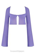 衣類 House of CB マルセイユ バイオレット カバーアップ トップ 0N8J1218 - Image 7
