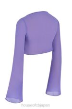 衣類 House of CB マルセイユ バイオレット カバーアップ トップ 0N8J1218 - Image 8