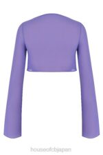 衣類 House of CB マルセイユ バイオレット カバーアップ トップ 0N8J1218 - Image 9