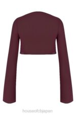 衣類 House of CB マルセイユ プルーン カバーアップ トップ 0N8J1219 - Image 9