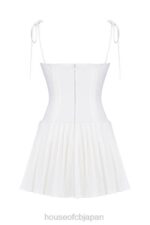 衣類 House of CB マーシー ホワイト プリーツ ミニ ドレス 0N8J206 - Image 8