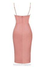 衣類 House of CB マーナ ローズ サテン コルセット スリップ ドレス 0N8J525 - Image 5