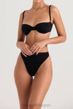 衣類 House of CB ミコノス島の黒のハイウエストビキニボトム 0N8J1234 - Image 4