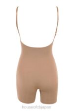 衣類 House of CB ミッド太ももスカルプティングボディスーツ カフェオレ 0N8J1277 - Image 4